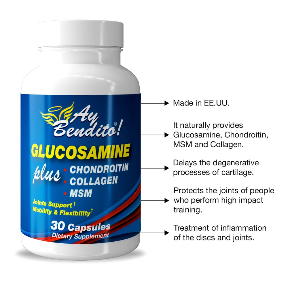 
                  
                    Glucosamine – Chondroitin – MSM- Collagen - 30 Capsules
                  
                