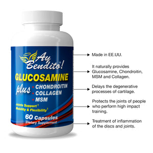 
                  
                    Glucosamine – Chondroitin – MSM- Collagen - 60 Capsules
                  
                